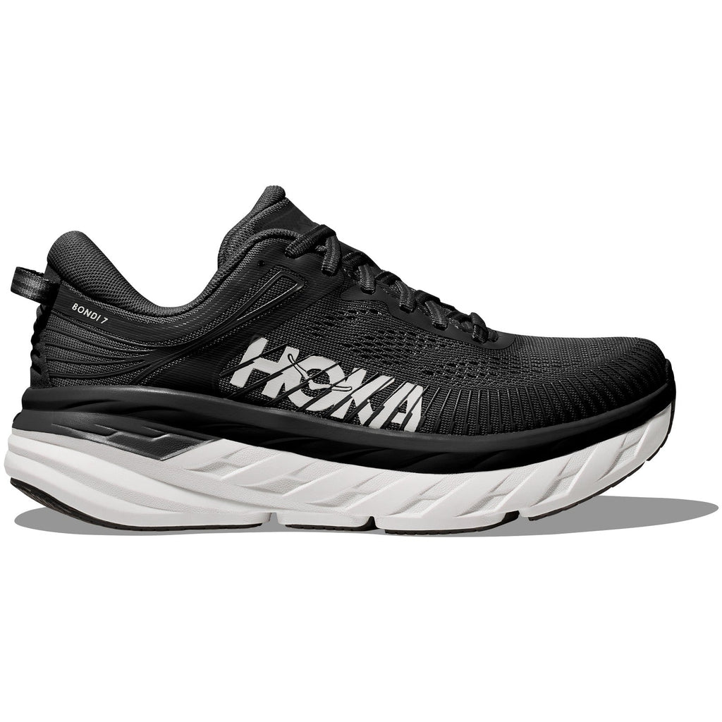 Hoka One One Bondi 7 Black White