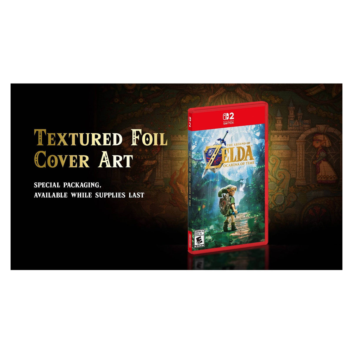 The Legend of Zelda: Ocarina of Time — Nintendo Switch 2 (Foil Cover Edition)