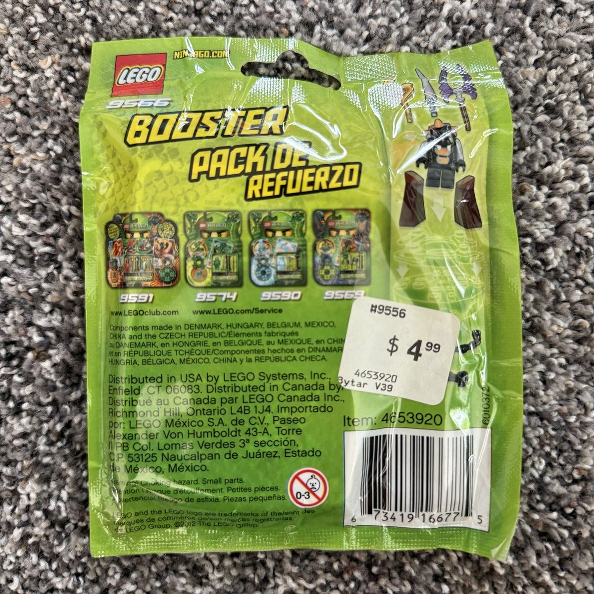 LEGO Ninjago Bytar 9556 Booster Pack — Sealed