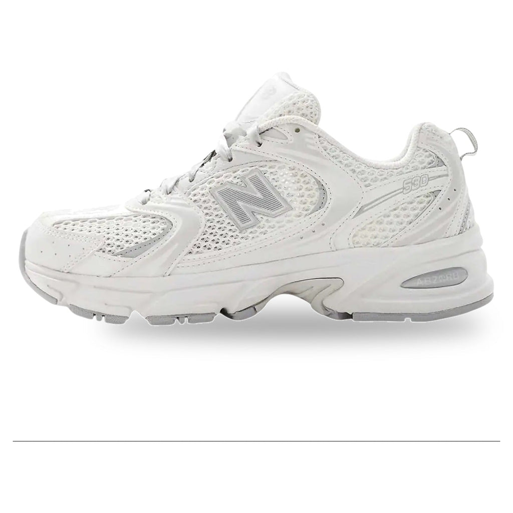 New Balance 530 Ribbon Laces White Beige Silver (Women's)