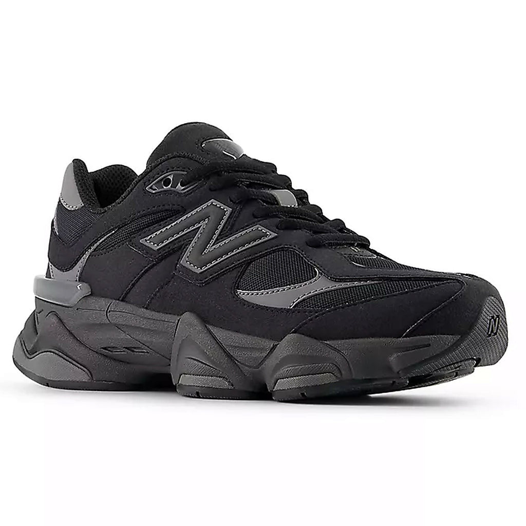 New Balance 9060 Black Canvas Castlerock (GS)