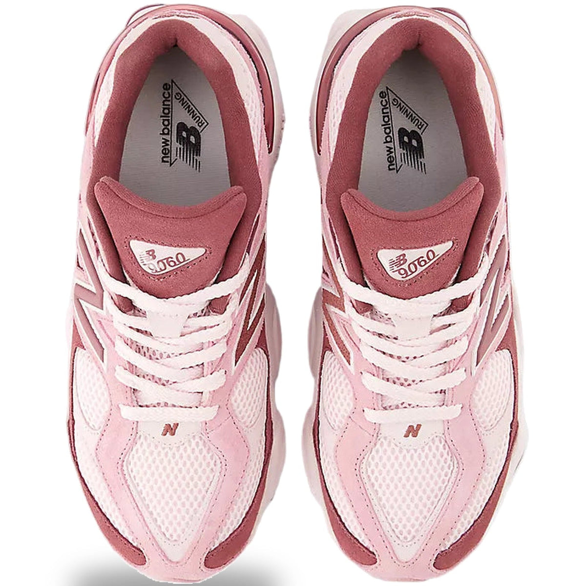New Balance 9060 Pink Granite Washed Burgundy (GS)