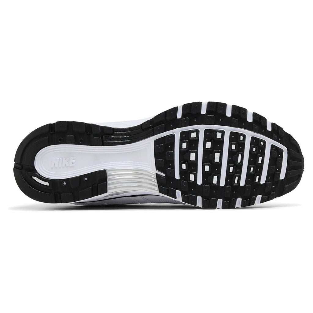 Nike P-6000 White Metallic Silver Black