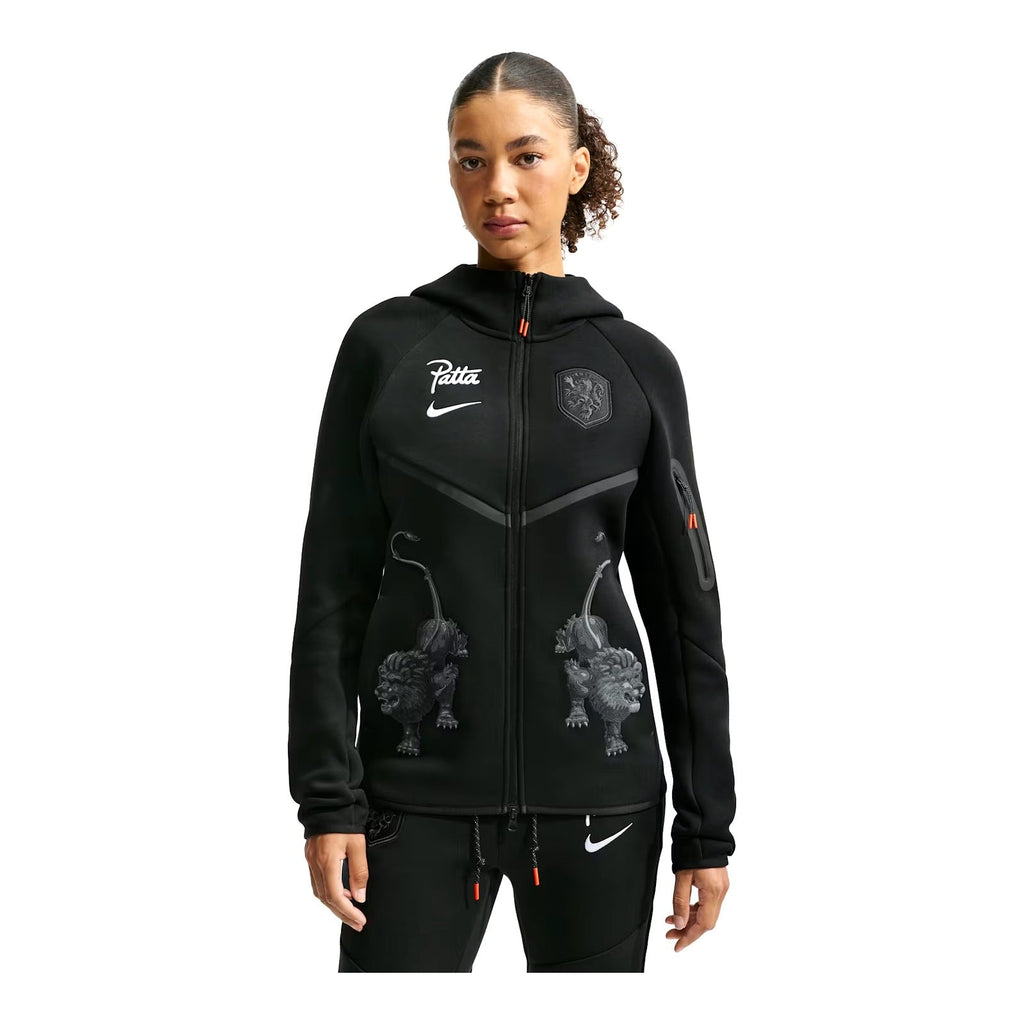 Nike x Patta Netherlands Men's Tech Fleece Full-Zip Windrunner Hoodie Black