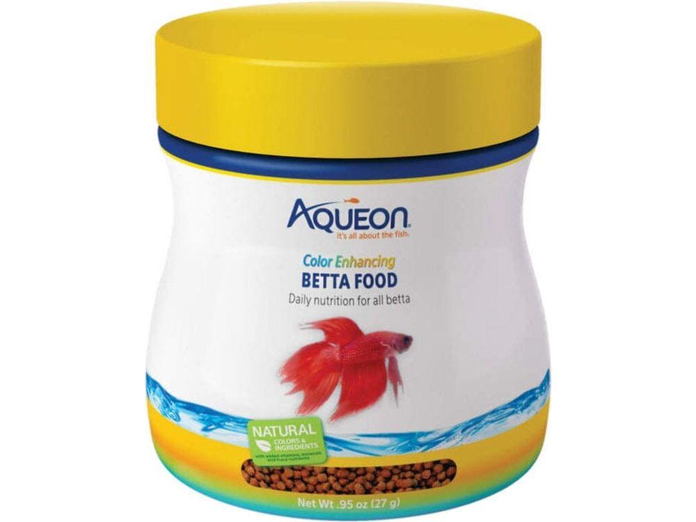 Aqueon Betta Food Color Enhancing 1ea/Floating Pellet, .95 oz