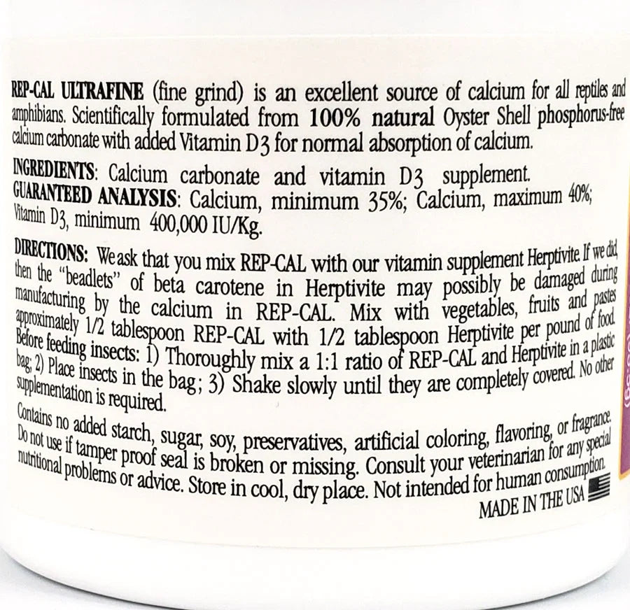 Rep-Cal Ultrafine Calcium (with Vitamin D-3)