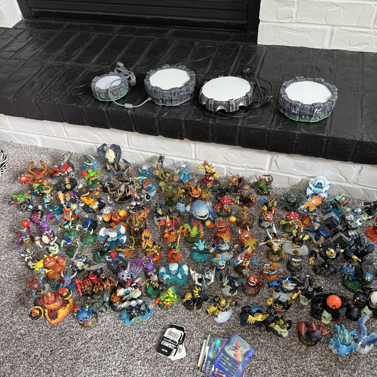 Skylanders Lot — 100+ Figures, 4 Portals of Power, Cards & Codes