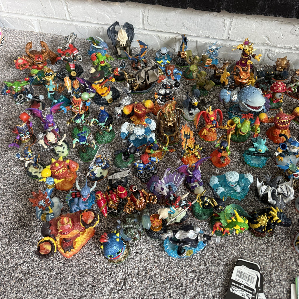 Skylanders Lot — 100+ Figures, 4 Portals of Power, Cards & Codes