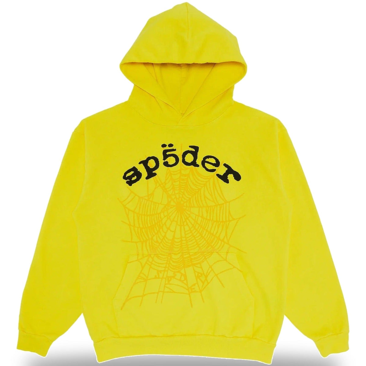 Sp5der Legacy Web Hoodie Yellow