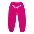 Sp5der Legacy Web Sweatpants Pink & White
