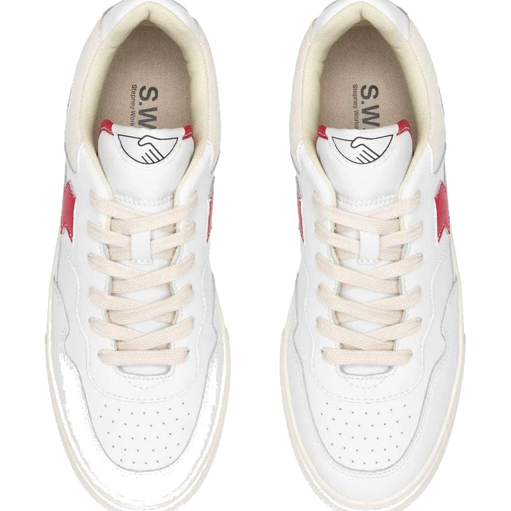 Stepney Workers Club Pearl S-Strike Leather White / Red