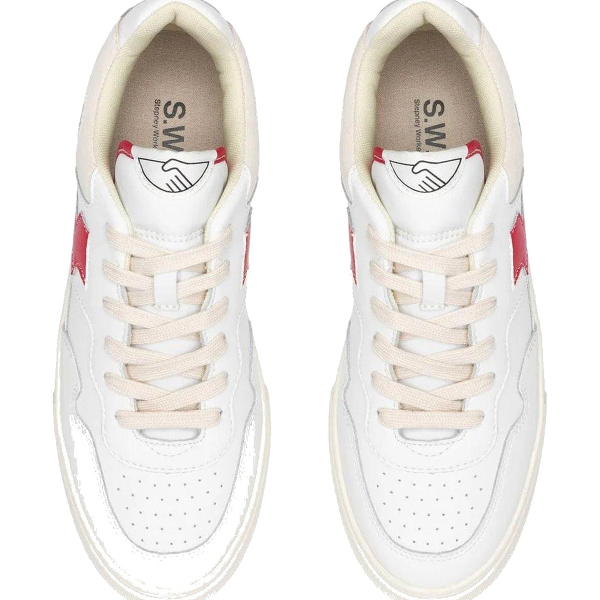 Stepney Workers Club Pearl S-Strike Leather White / Red