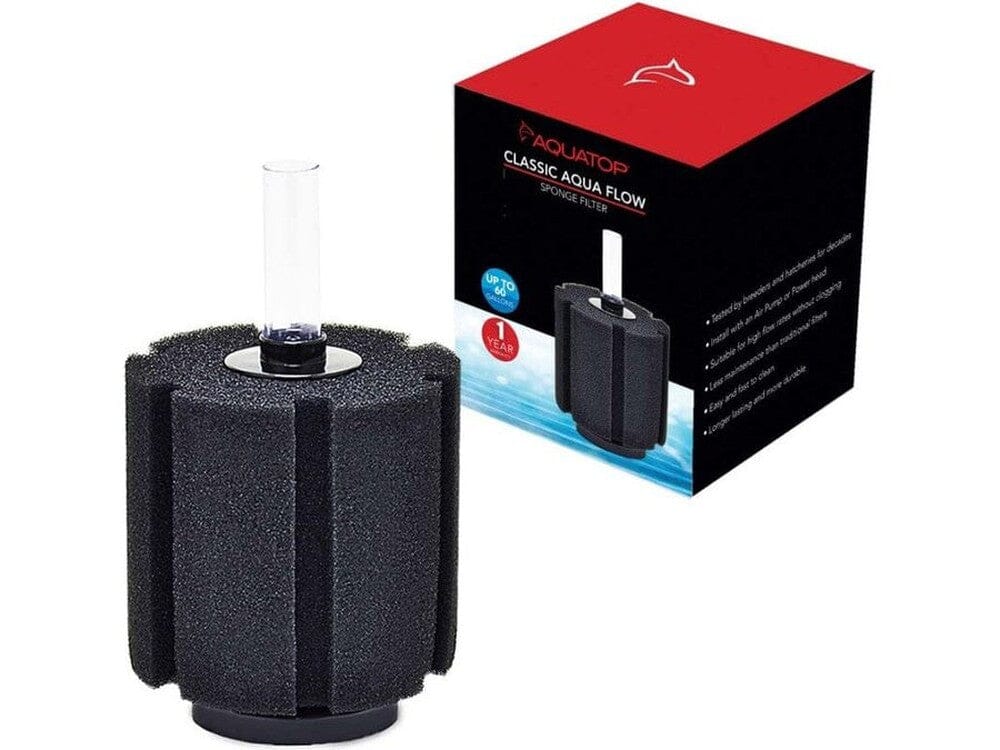 Aquatop Classic Aqua Flow CAF-60 Internal Sponge Filter Black, 1ea