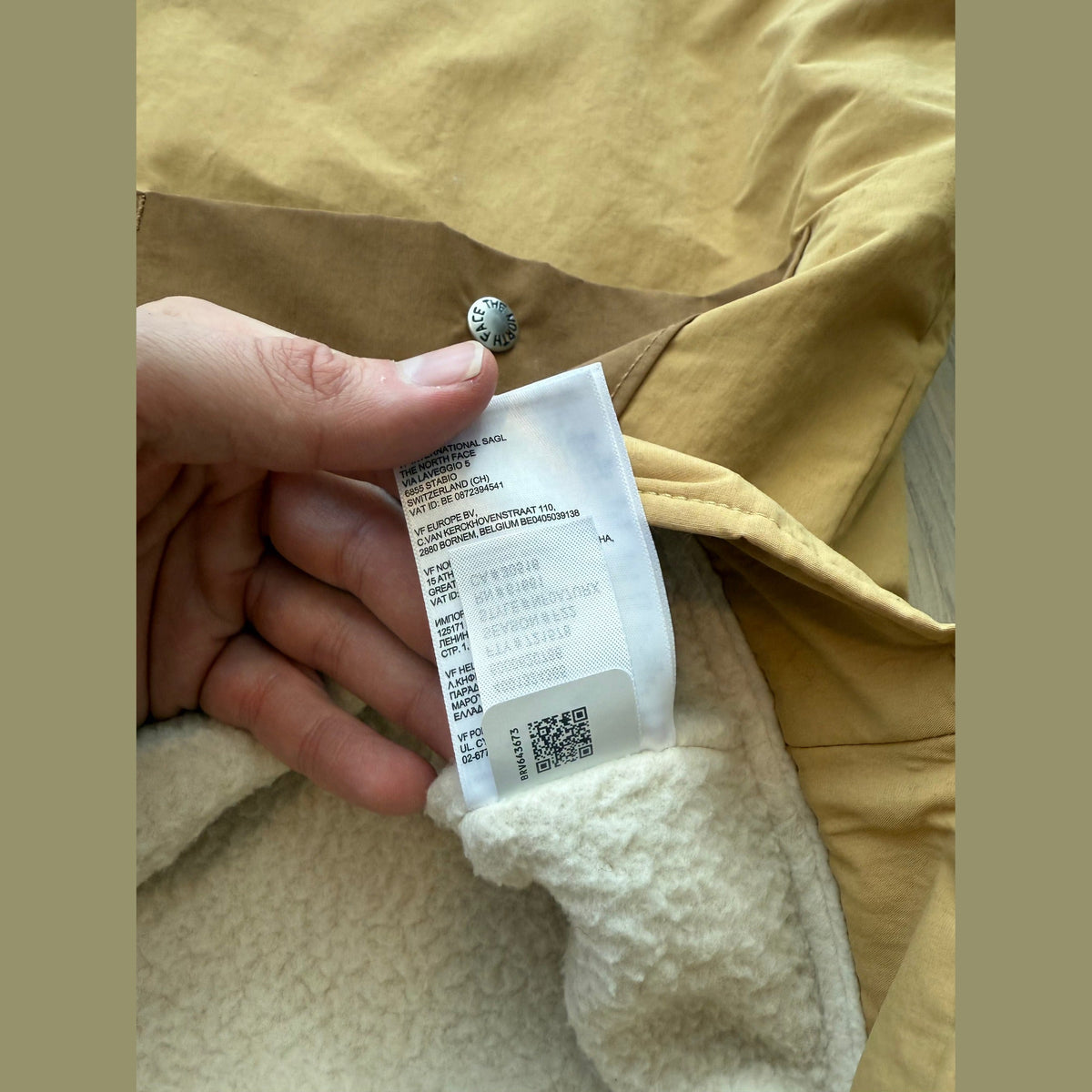 The North Face M66 Work Jacket Tan (Used)