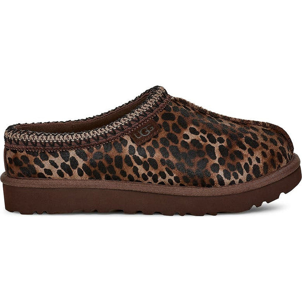 UGG Tasman Slipper Caspian Leopard Print Burnt Cedar (Women's)