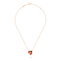 Van Cleef & Arpels Lucky Spring pendant, open wings ladybug 18K rose gold, Carnelian, Onyx
