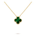 Van Cleef & Arpels Vintage Alhambra pendant 18K yellow gold, Malachite
