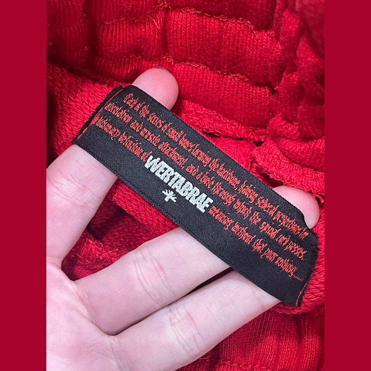 Vertabrae C-2 Sweat Pants Washed (Red & Blue)