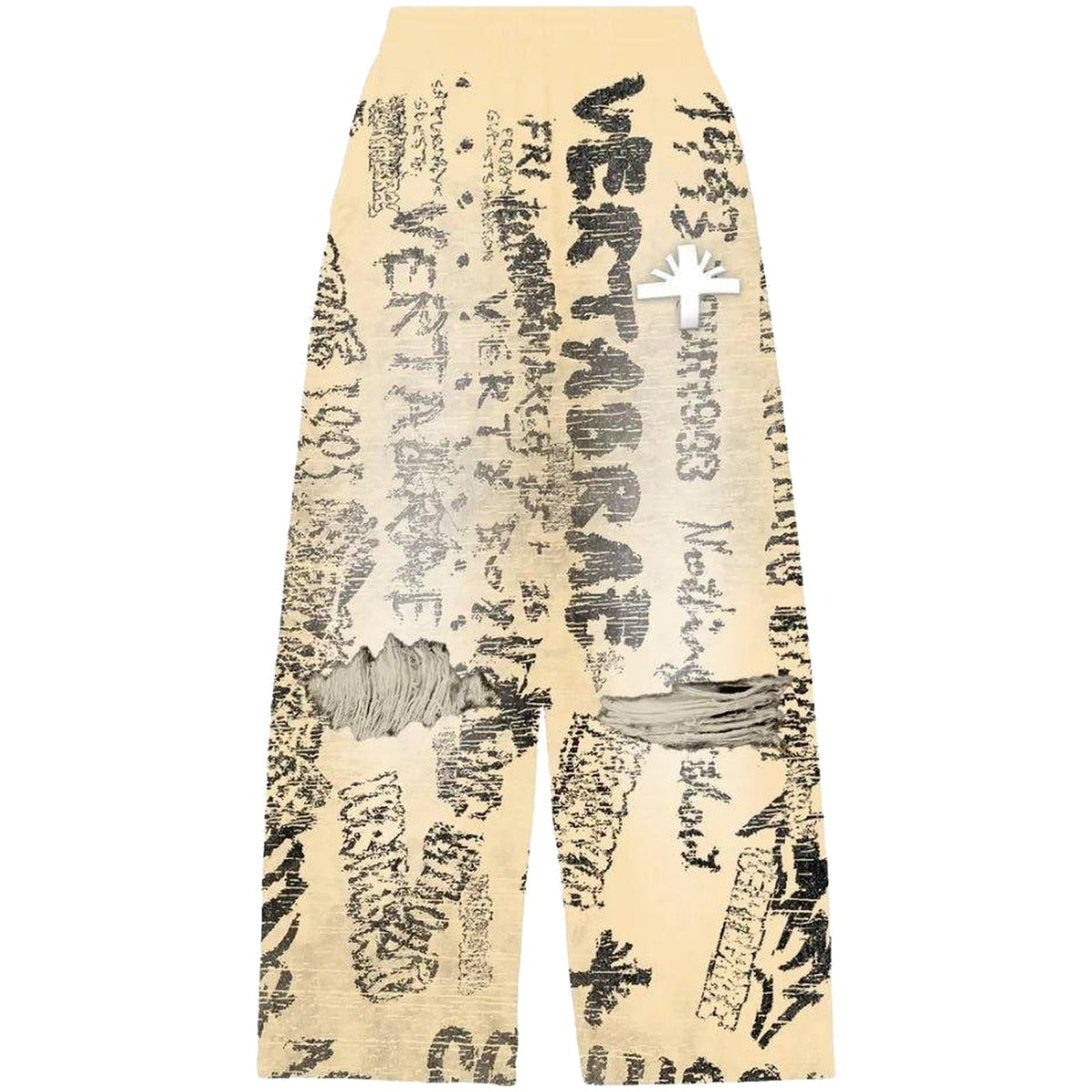 Vertabrae VERT Ivory Graffiti Sweat Pants