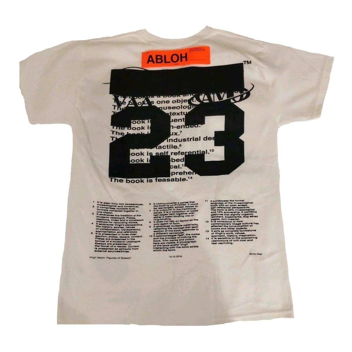Virgil Abloh x MCA Figures of Speech Pyrex Team Tee White