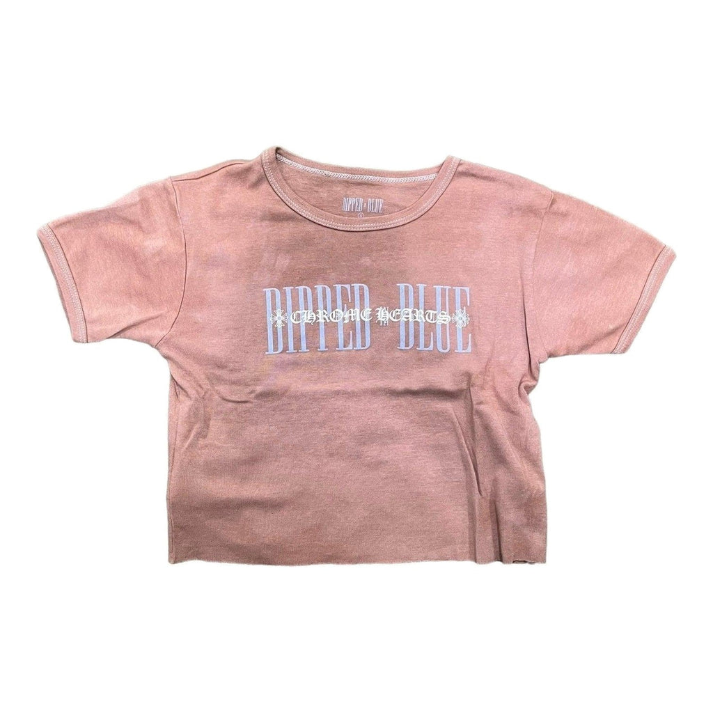 Women's Chrome Hearts x Dipped in Blue T-Shirt Brown (W)